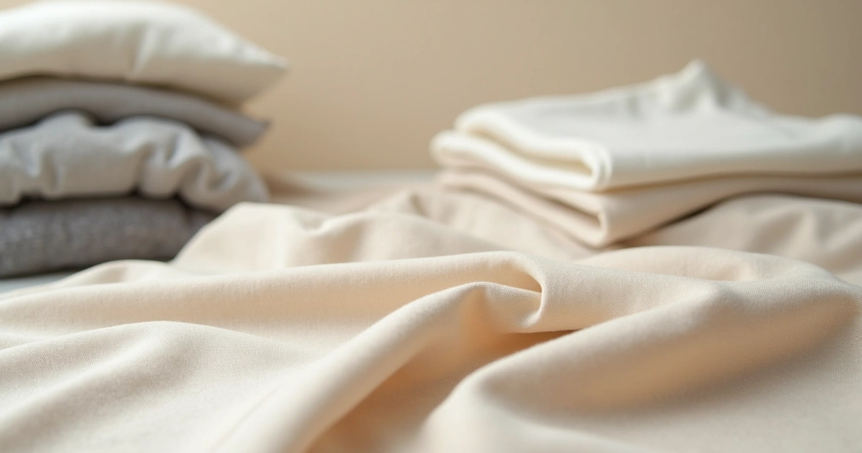 Detalhe de tecido antialérgico masculino com textura macia