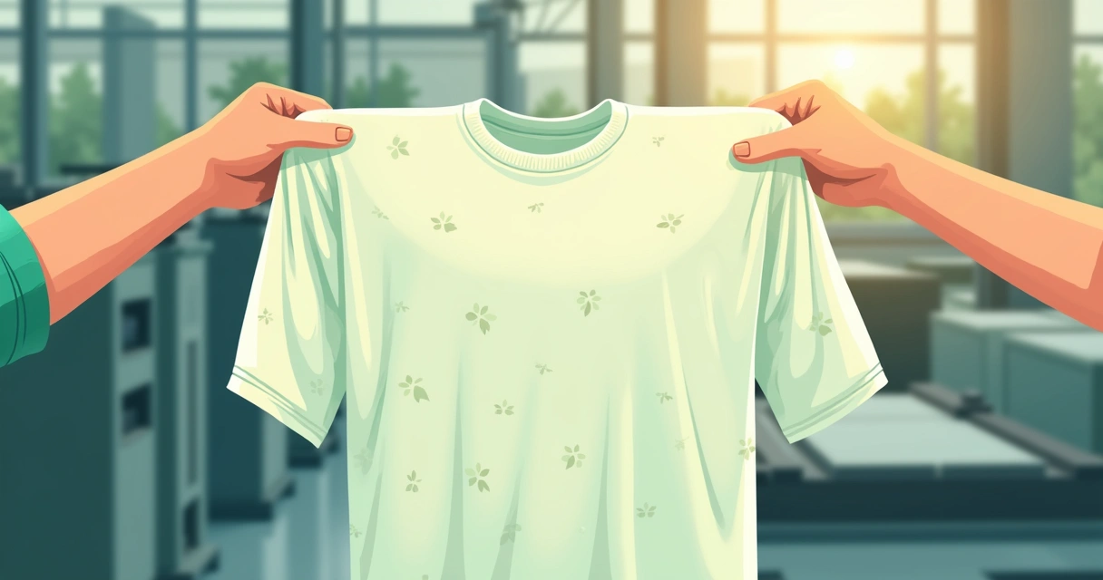 Tecido sustentável usado em camisetas personalizadas em Curitiba 