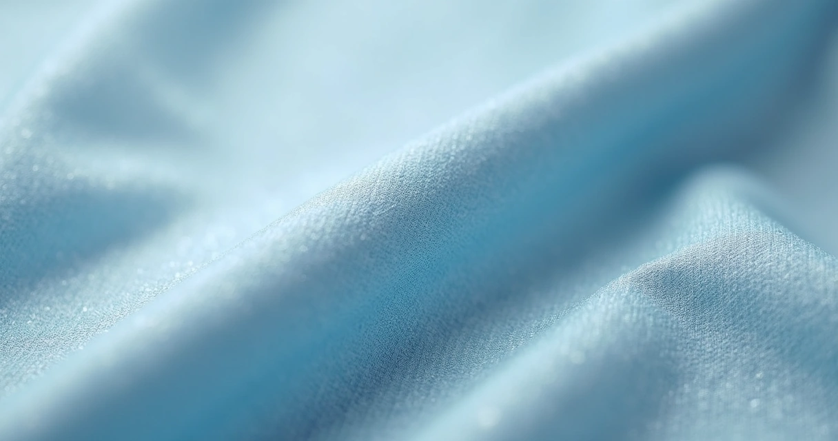 De perto, tecido de scrub mostrando detalhe das fibras e tratamento antibacteriano 