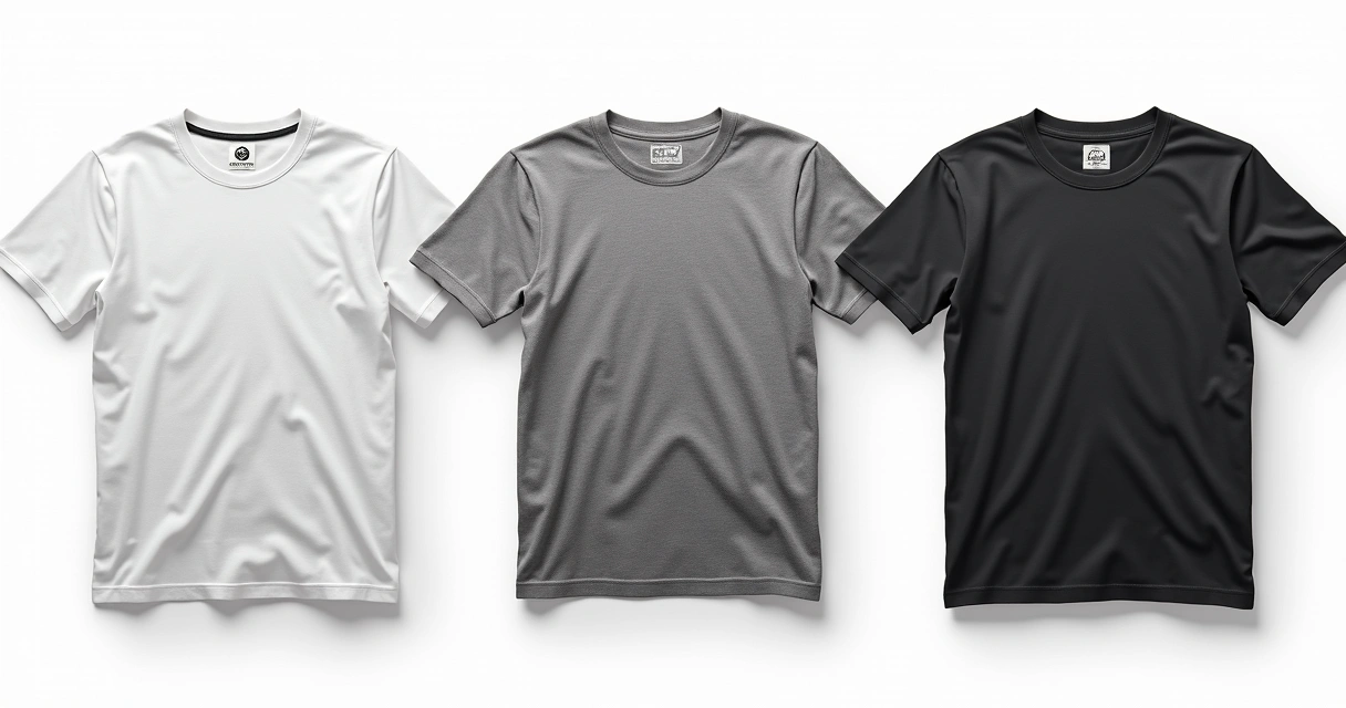Comparação de diferentes tecidos de camisetas personalizadas 