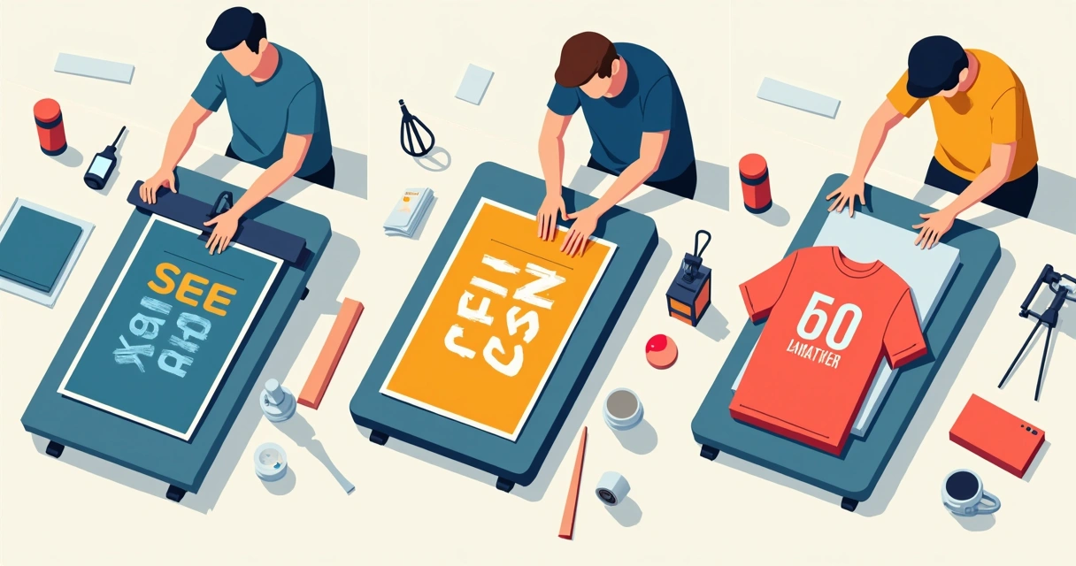 Técnicas de estamparia rápida para produção expressa