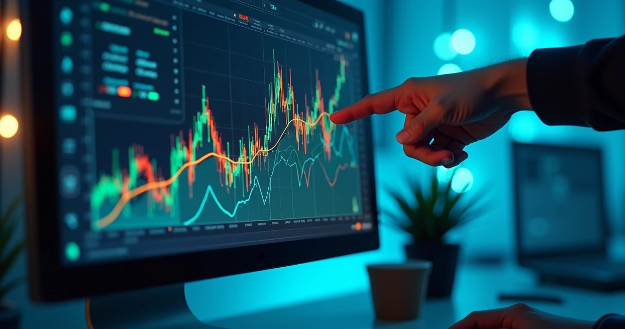 Gráfico digital com destaque para alto índice de conversão