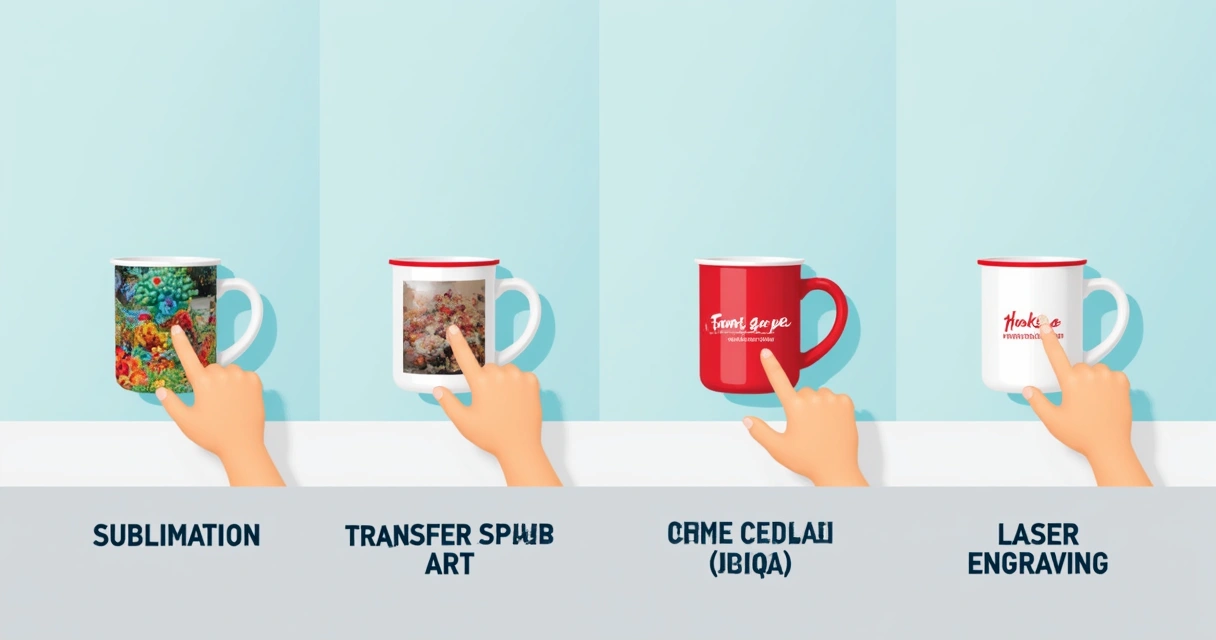 Técnicas de personalização em caneca 