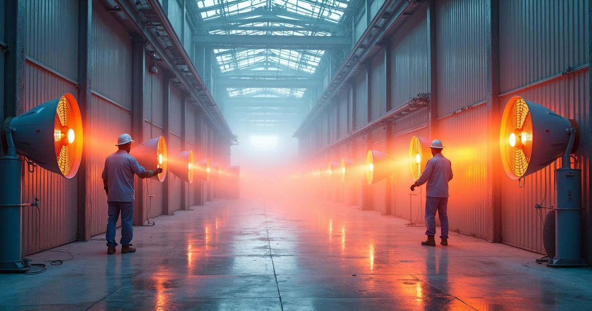 Técnicas de prevenção de calor em ambiente industrial