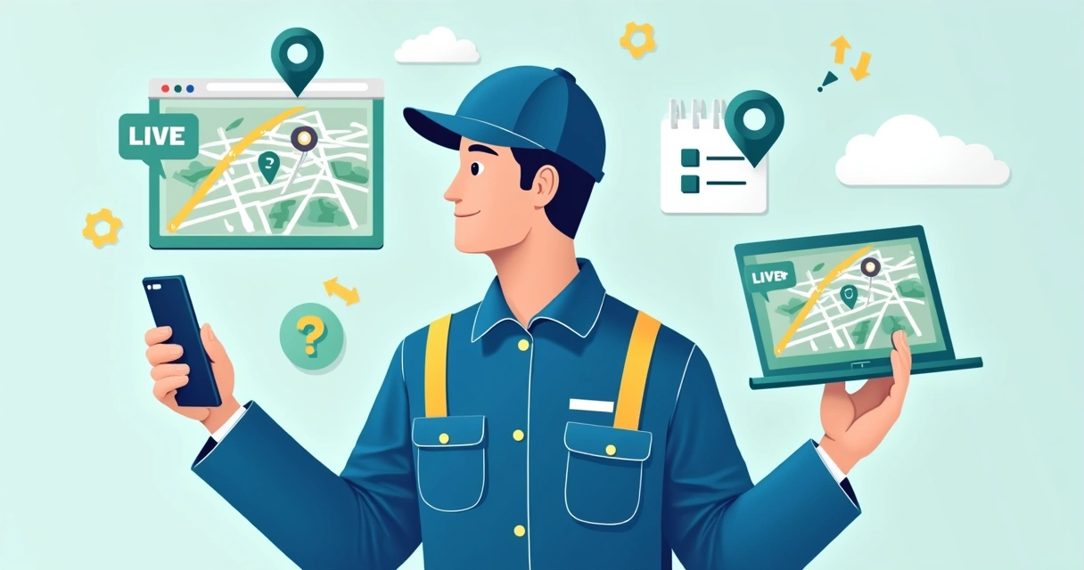 Técnico de telecom recebe tarefas pelo aplicativo mobile com mapa 