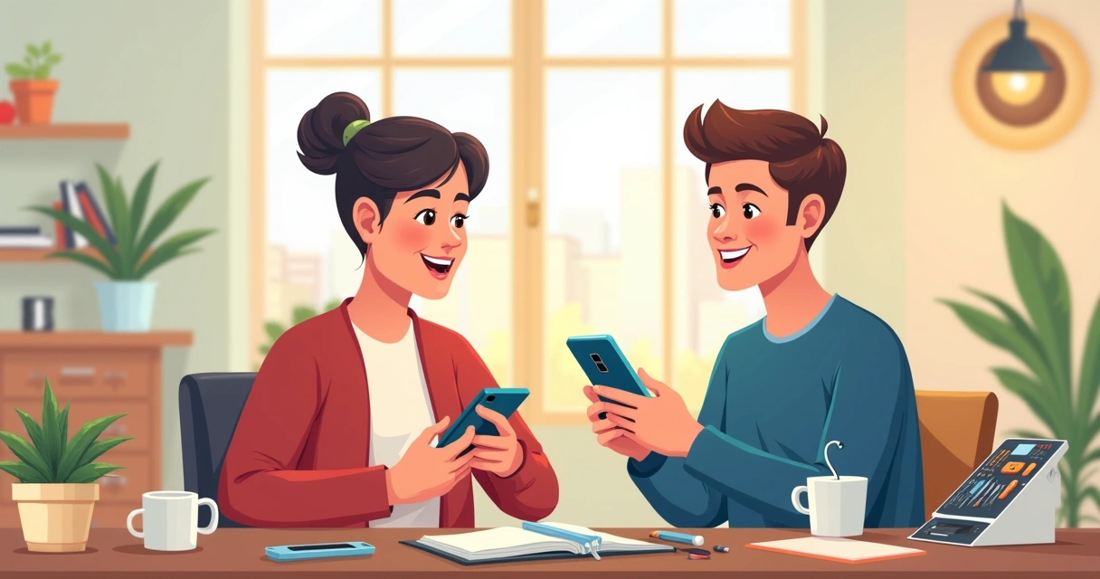 Técnico de celular realizando reparo em domicílio em ambiente residencial 