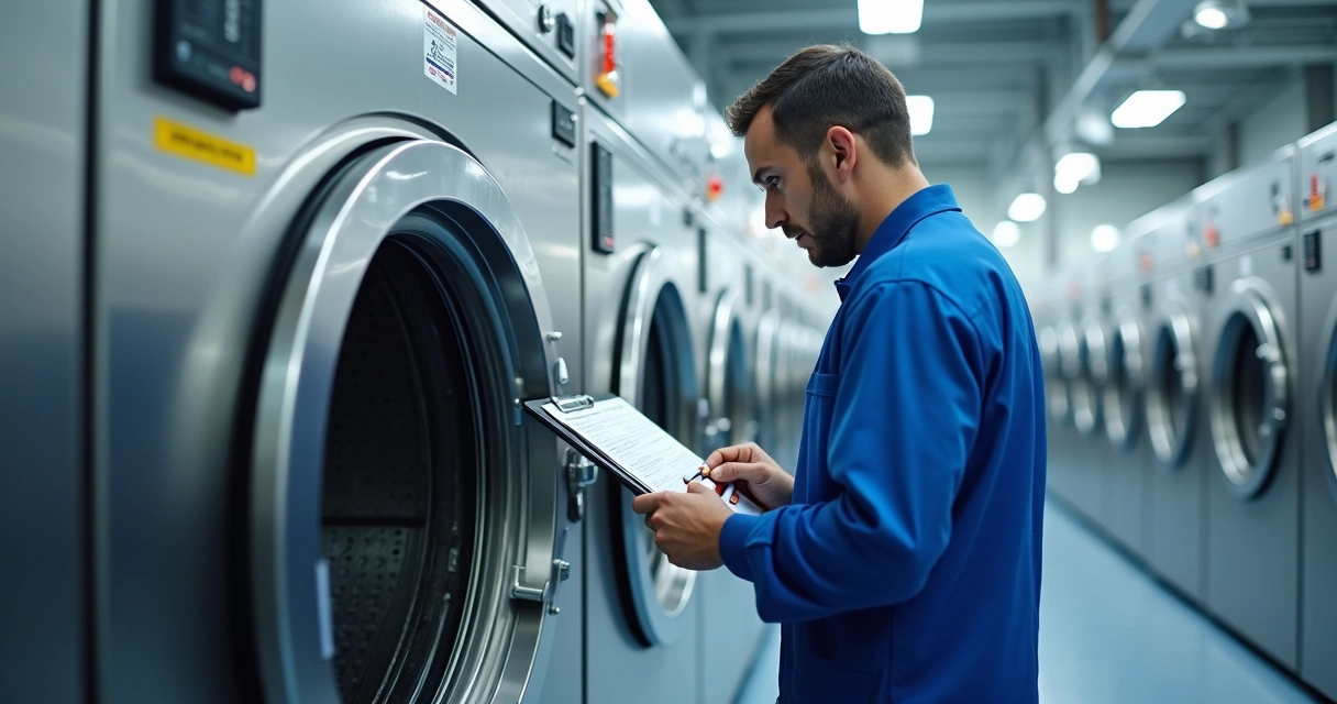 Técnico de assistência técnica em manutenção industrial moderna 