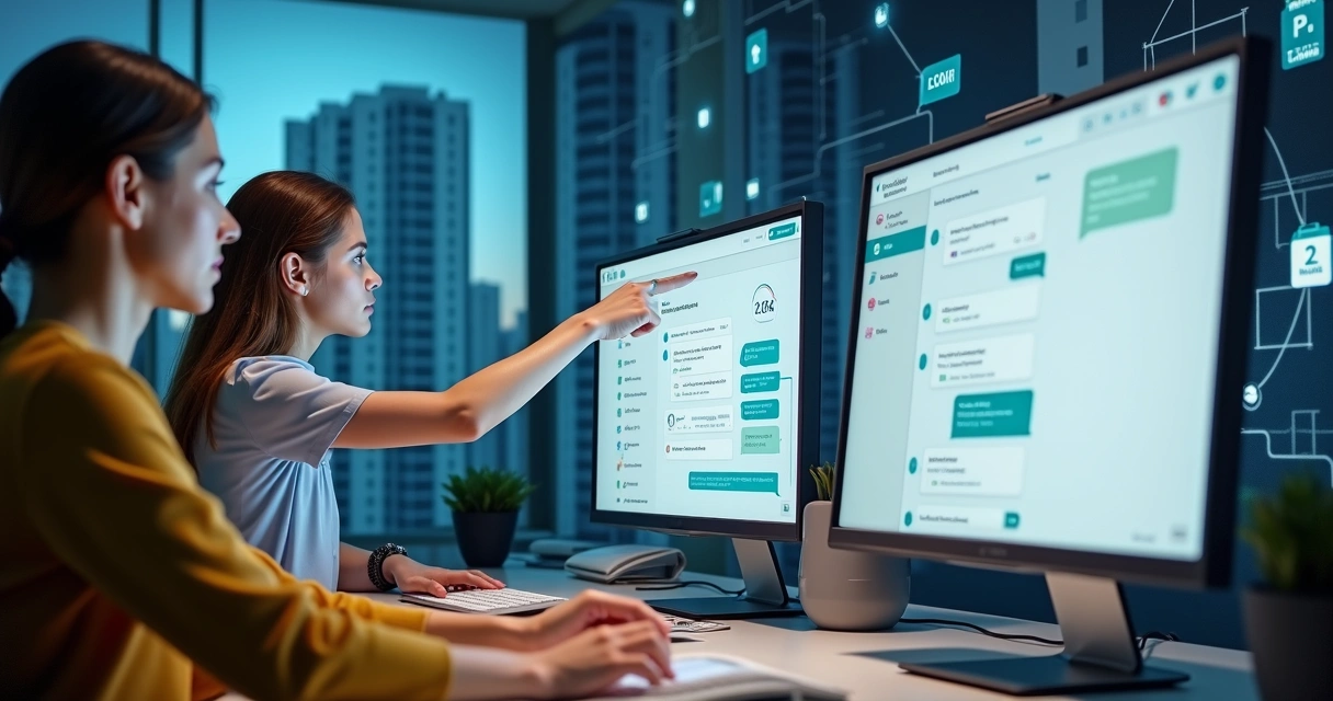 Plataforma de atendimento digital integrada à rotina de administradora 