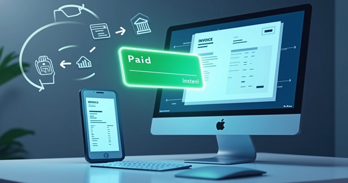 Processo automático de baixa de pagamento digital 
