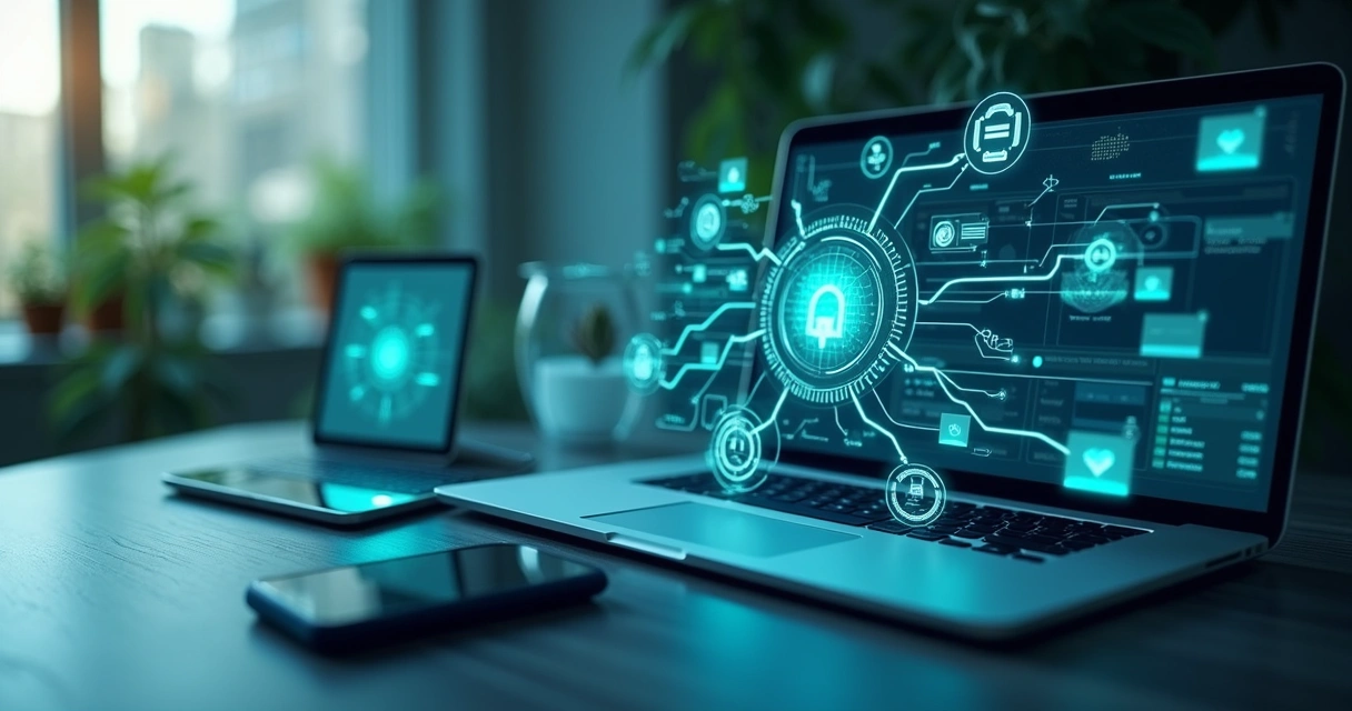 Ilustração de tecnologia de cobrança multicanal 