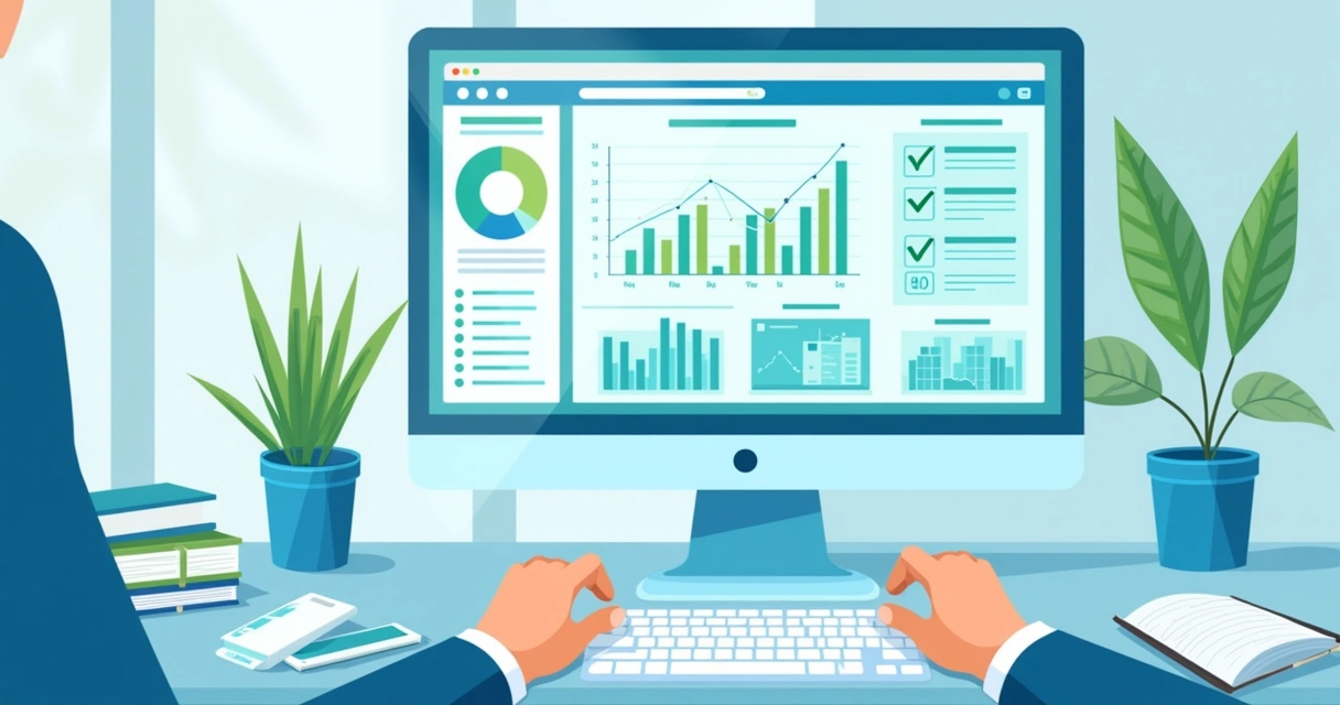 Interface digital interativa de contabilidade simplificada 