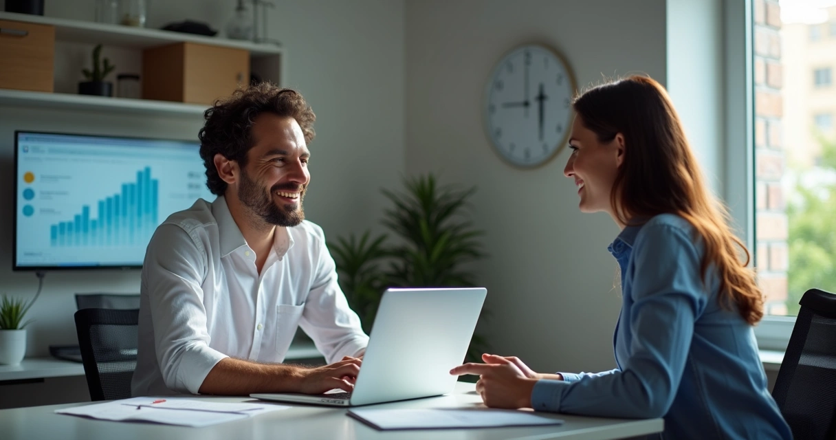 Profissional de contabilidade recebe orientação de TI de maneira clara 
