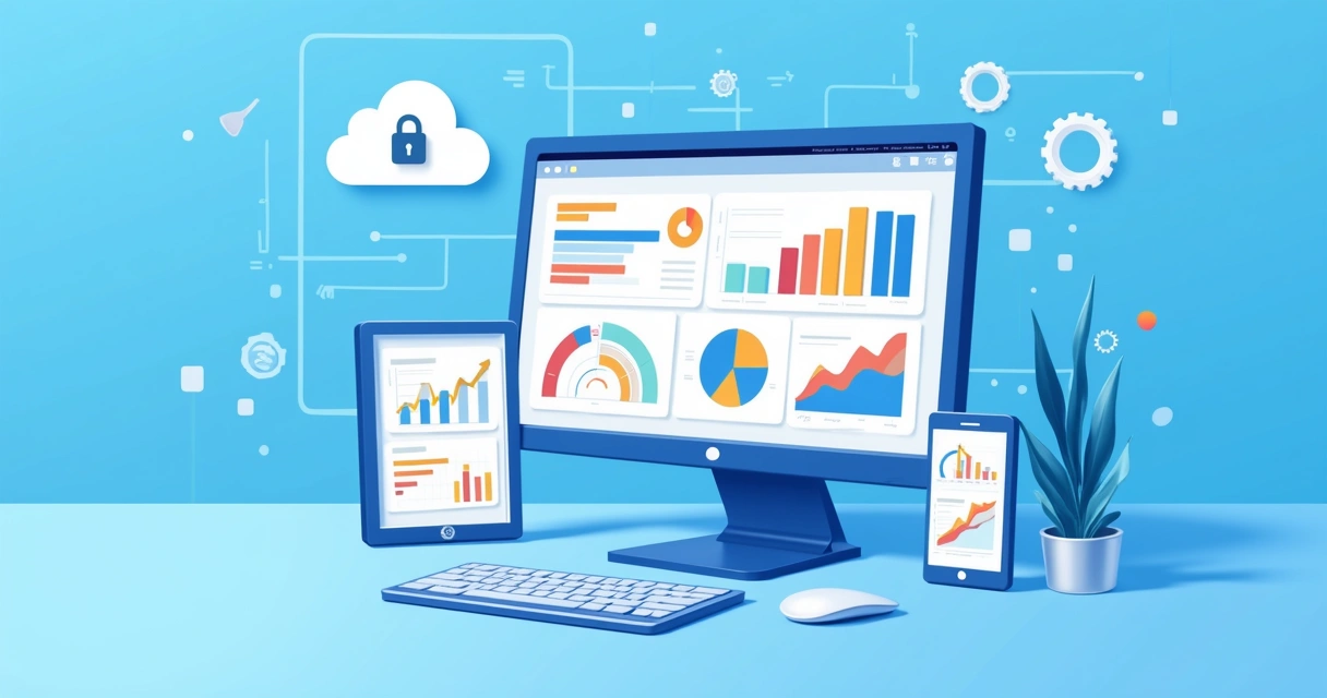 Sistema de gestão digital com gráficos de indicadores de erros de corretoras de seguros 