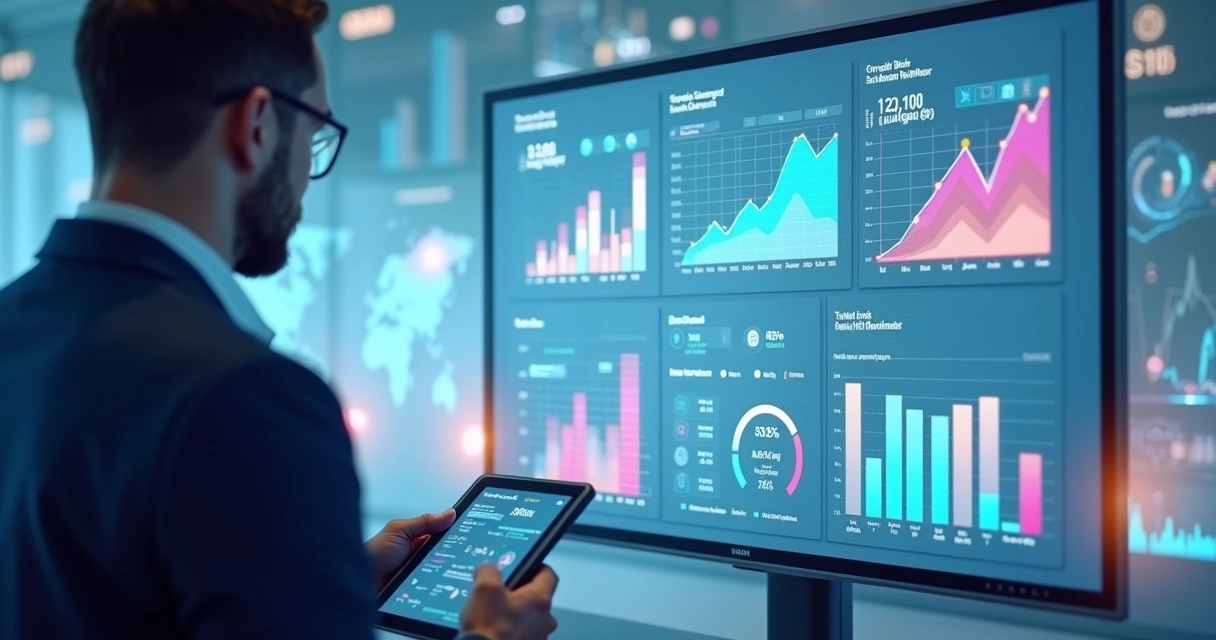 Dashboard digital com análise de dados de crédito 