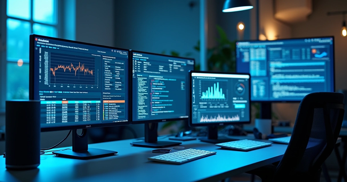 Equipamentos tecnológicos modernos para curadoria de dados 