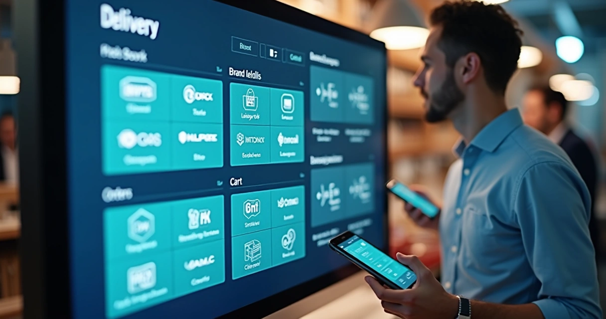Gestão digital de delivery multimarcas com integração em plataformas