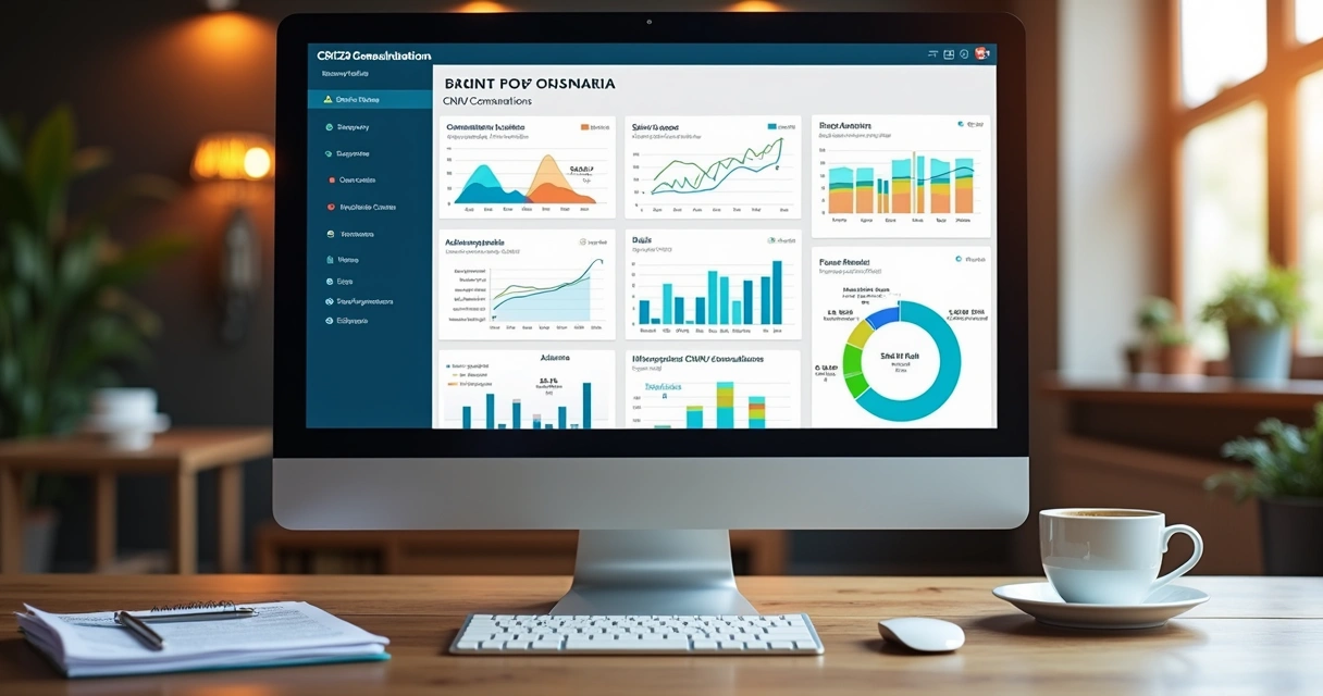Dashboard de software de análise tributária e fiscal com consultas de CNPJ e regimes