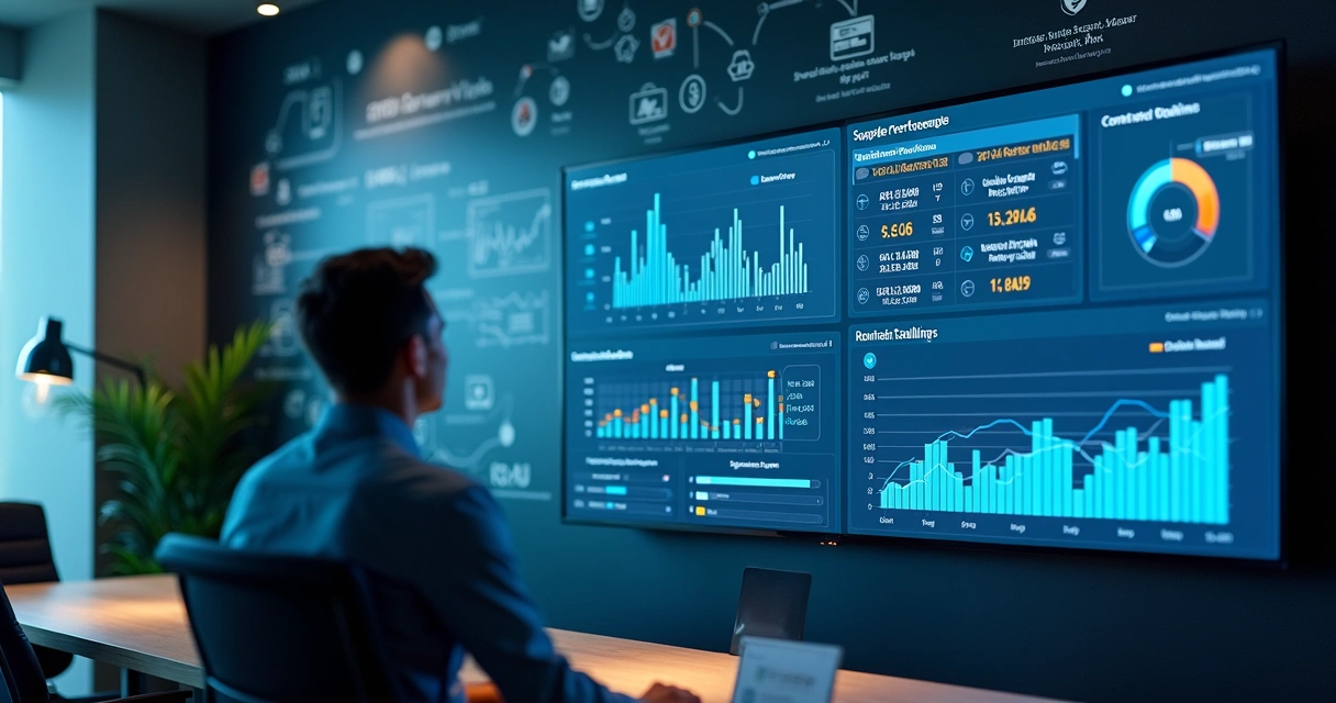 Pessoa analisando painel de gestão de fornecedores de TI