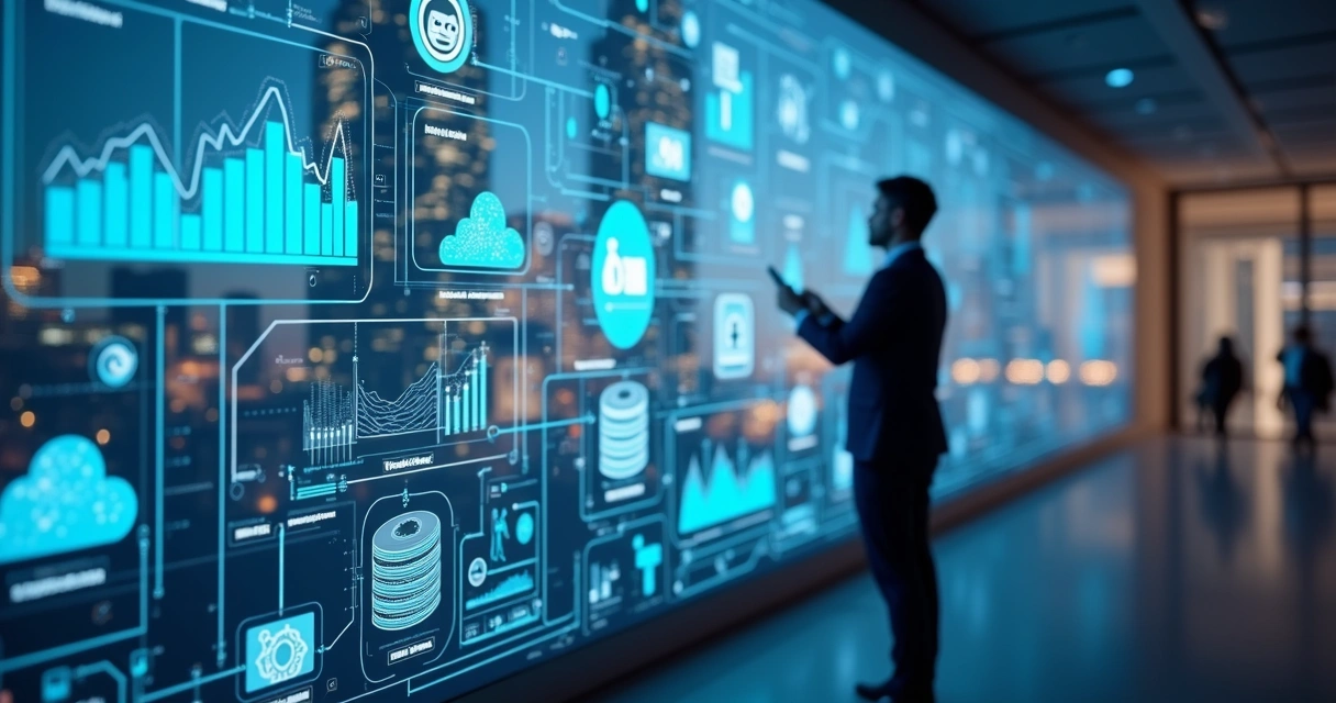 Interface de integração de dados em um sistema CRM 