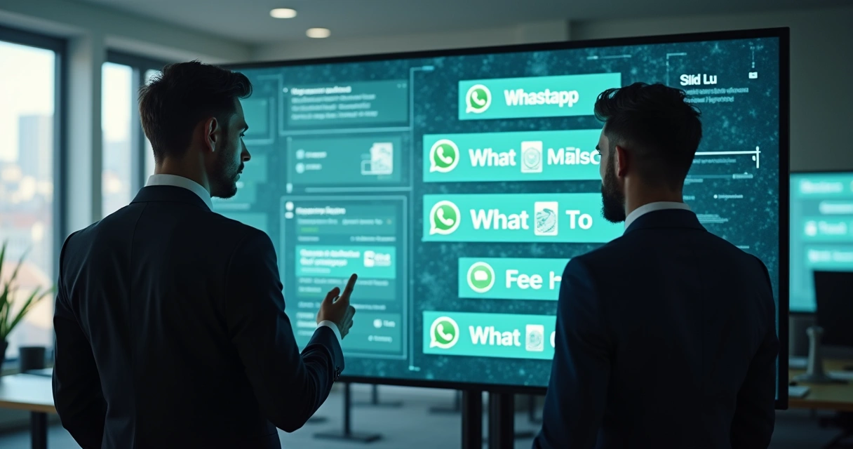 Oficial de justiça e profissional de TI analisando telas digitais com aplicativos de mensagens 