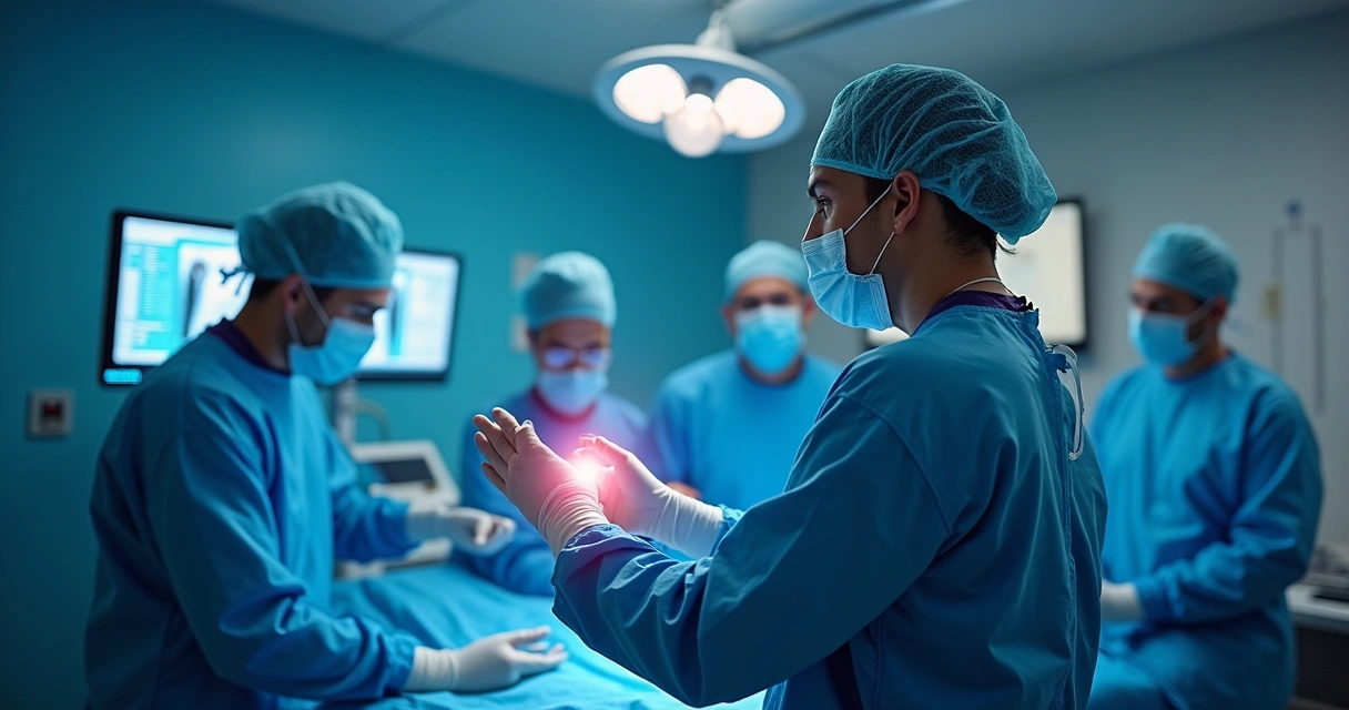 Equipamento moderno de laser para tratamento vascular com display digital, em clínica médica bem iluminada 