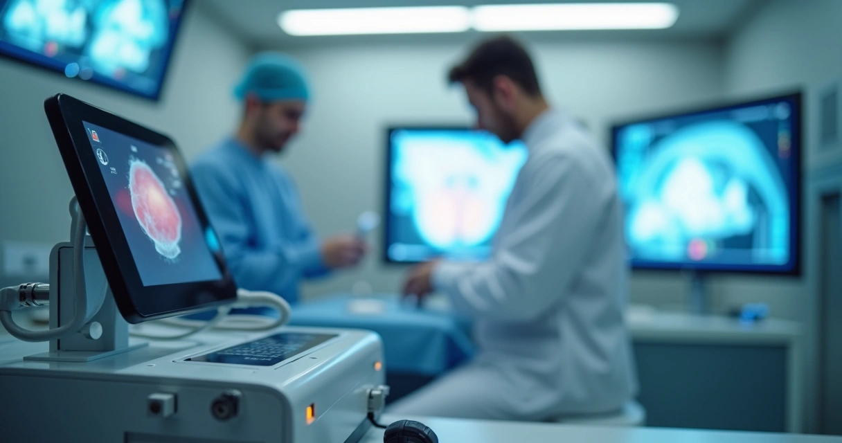 Equipamento moderno de laser para tratamento de varizes 