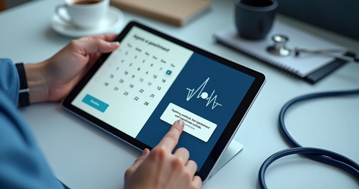 Tecnologia médica e marketing conectados para agendamento de pacientes 