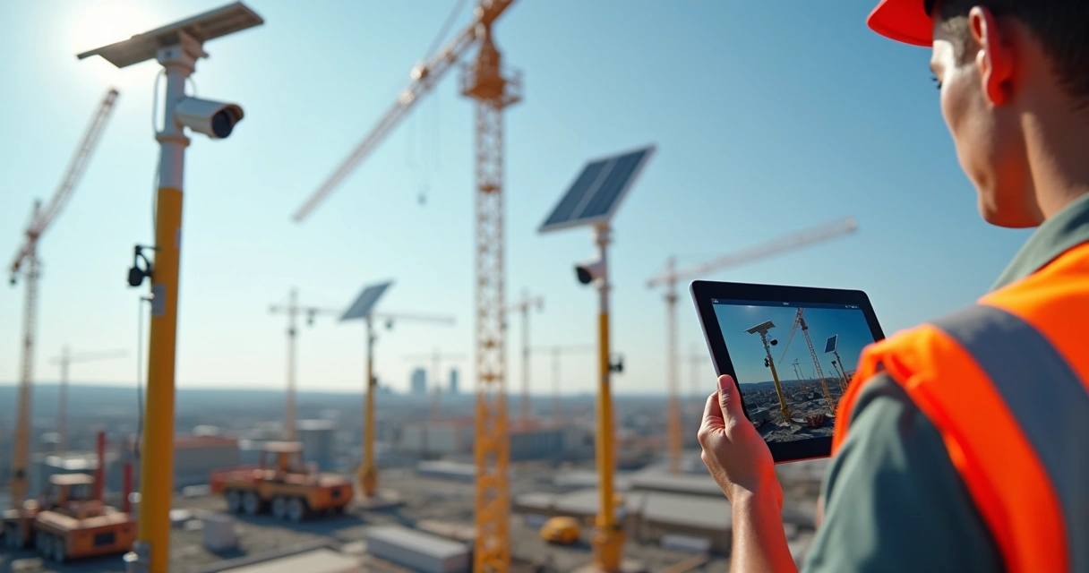 Tecnologia de monitoramento Sentric aplicada ao canteiro de obras 