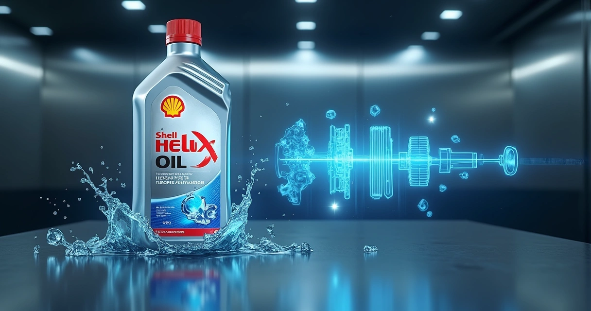 Processo tecnológico avançado PurePlus óleo motor Shell