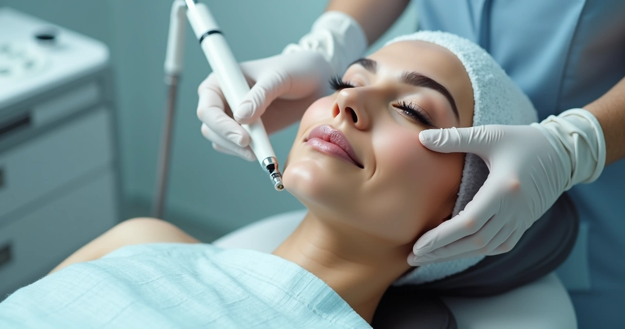 Aplicação de tecnologia estética para flacidez corporal 