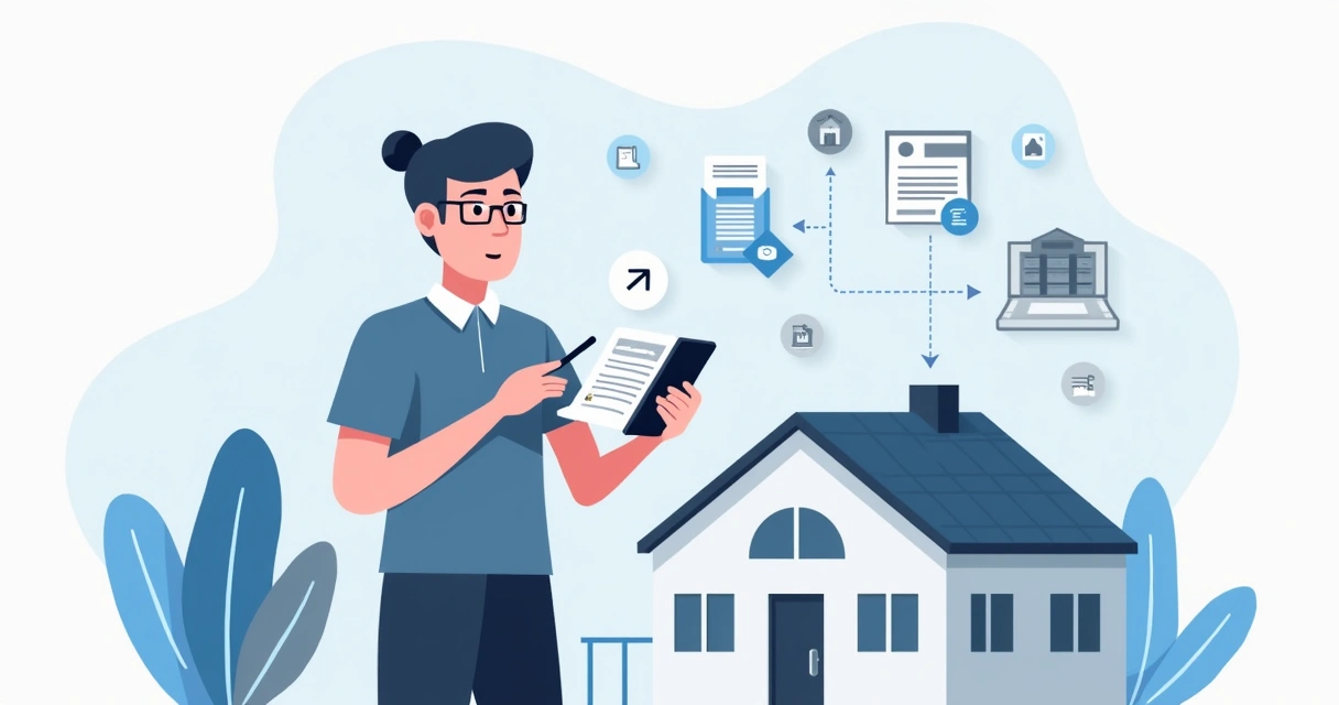 Aplicativo de vistoria digital sendo usado por profissional imobiliário 