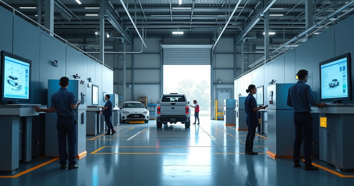 Tecnologias digitais integradas para controle de entrada e saída de veículos no pátio