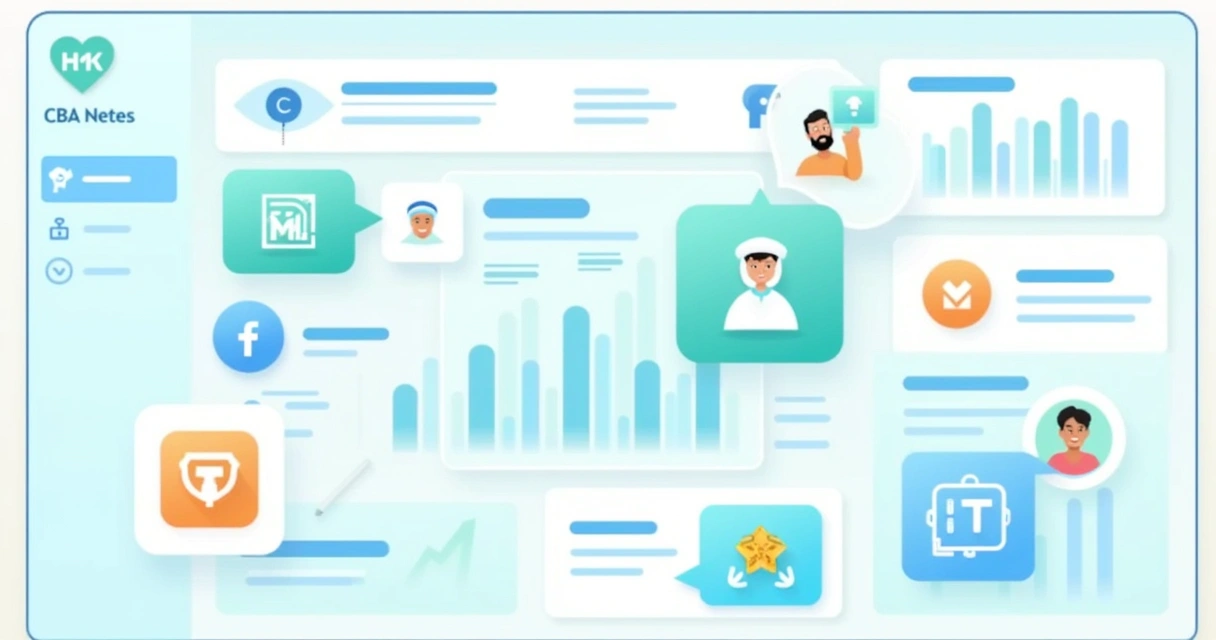 Painel digital com ferramentas para prospecção B2B 