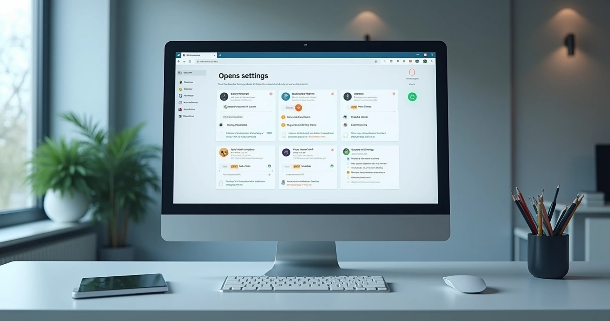 Painel de aplicativo no-code mostrando configurações de segurança 