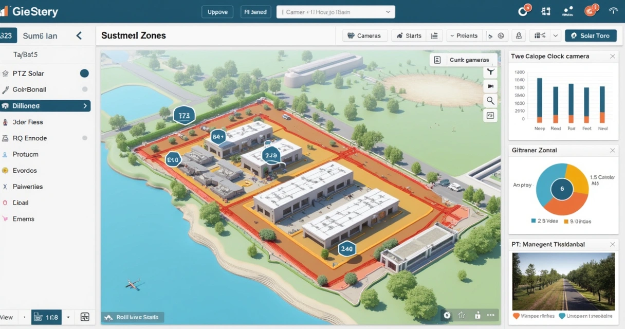 Plataforma online de visualização com mapa de zonas críticas de obra 