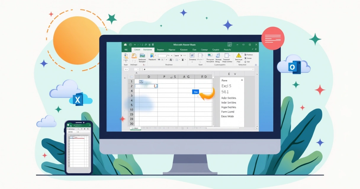 Aplicativo Power Apps ligado a planilha Excel com botões de adicionar e editar dados.