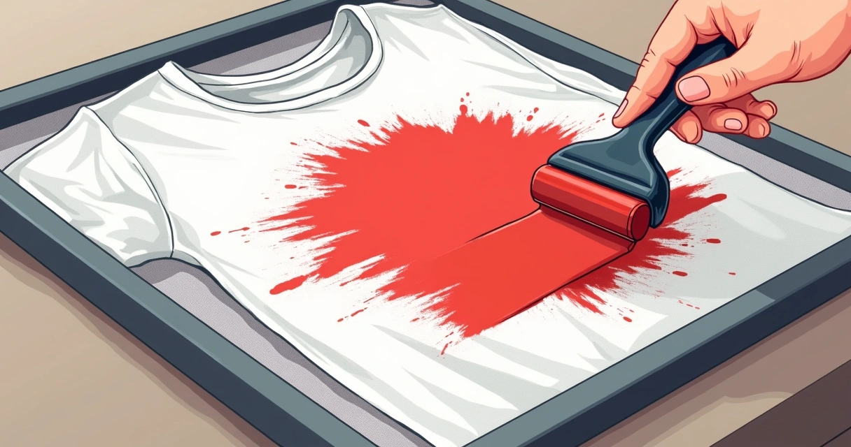 Tela de serigrafia com cor sólida vibrante