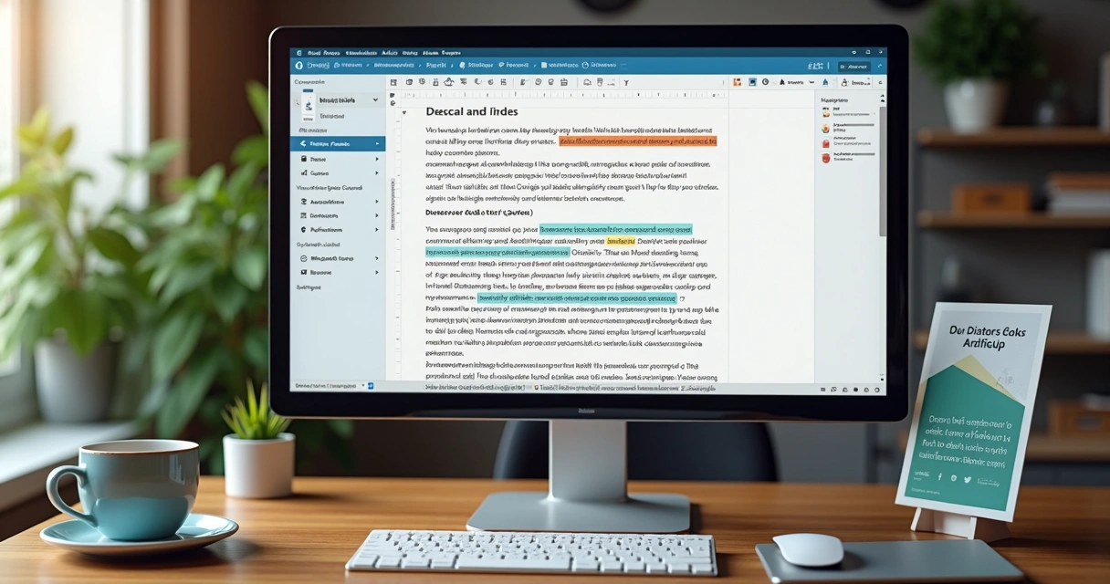 Sugestões automáticas de melhorias em texto de conteúdo SEO