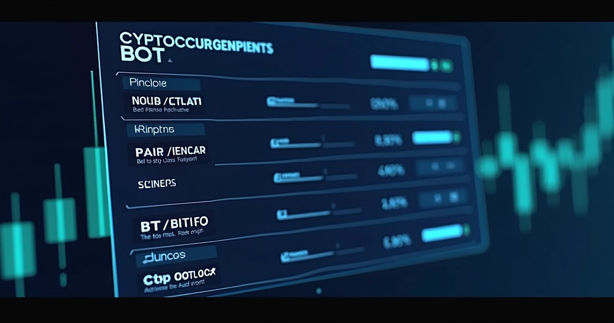 Configuração de vários pares em um painel de bot de criptomoedas 