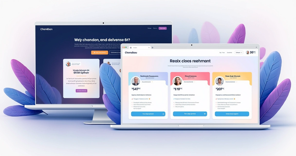 Exemplo de diferentes telas de SaaS mostrando modelo freemium, com botões destacados de upgrade. 