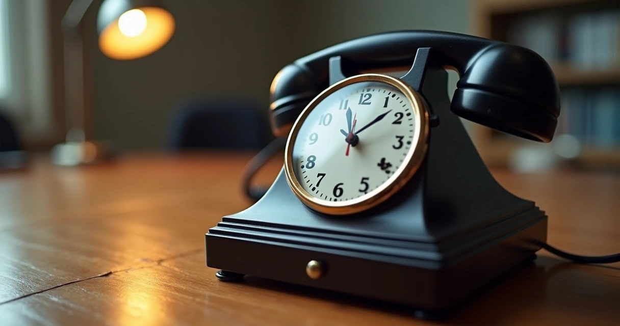 Telefone sobre relógio simbolizando oportunidade 