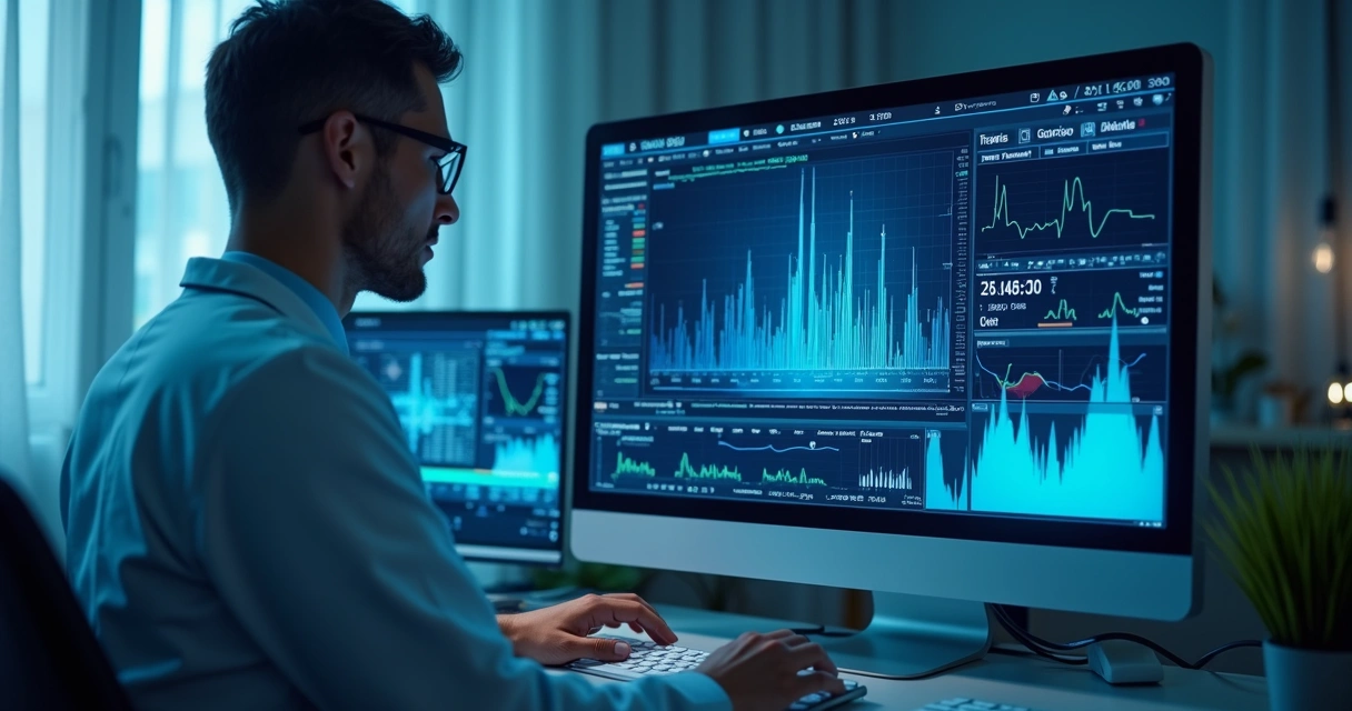 Tela mostra teleconsulta com análise automática de sinais vitais