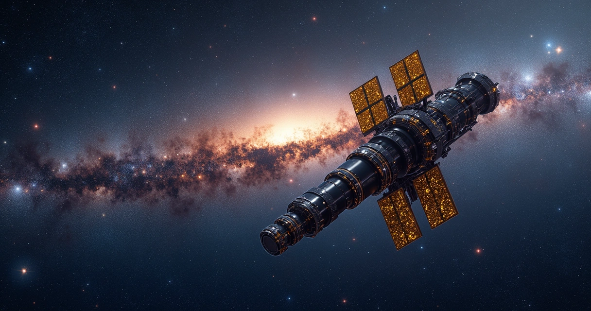 Telescópio Roman observando o cosmos dentro da Via Láctea 