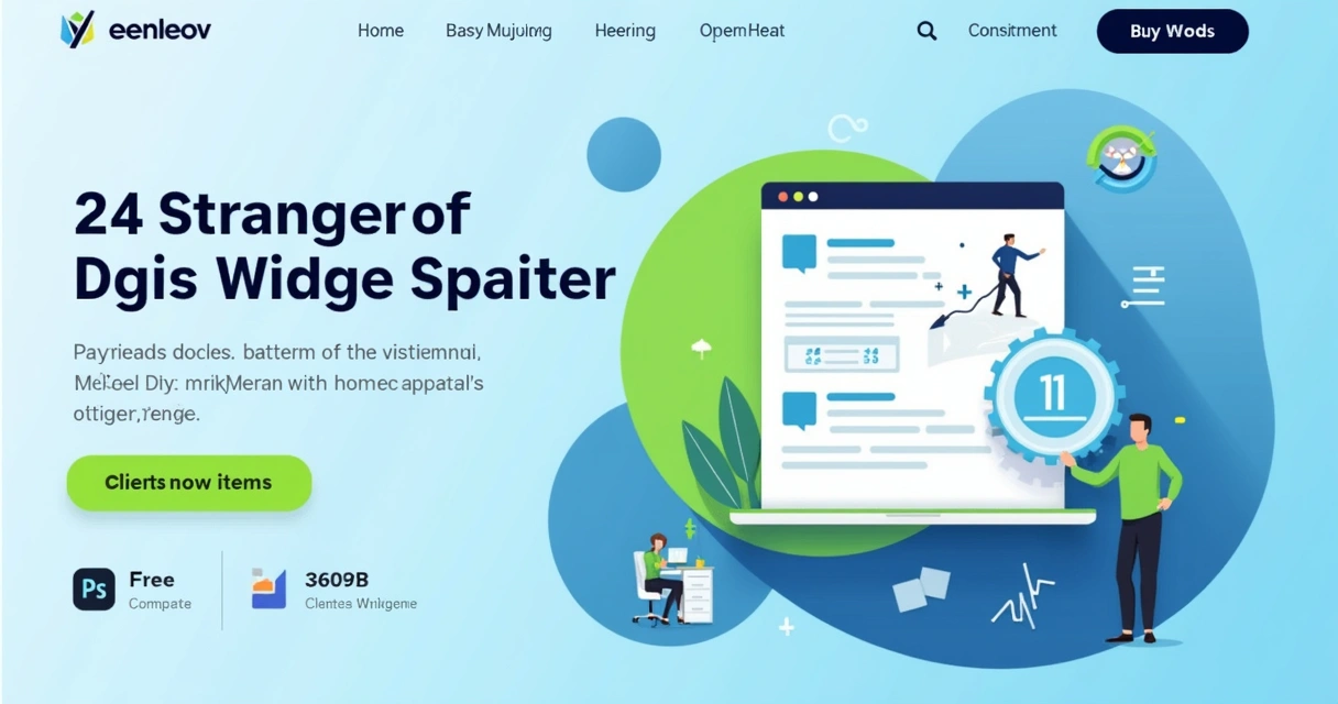 Exemplo de landing page com botão CTA destacado e depoimentos de clientes ao lado