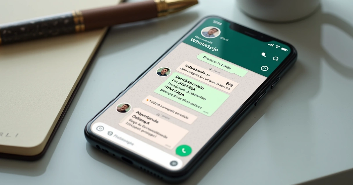 Exemplo de template pré-aprovado de mensagem WhatsApp com campos personalizados 