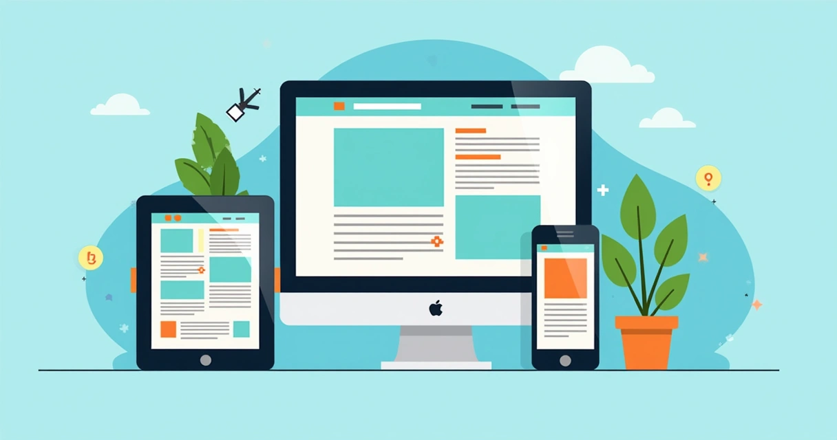 Layout de blog moderno, responsivo, com menu simples e template personalizável 