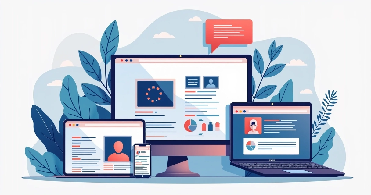 Templates profissionais de sites responsivos 