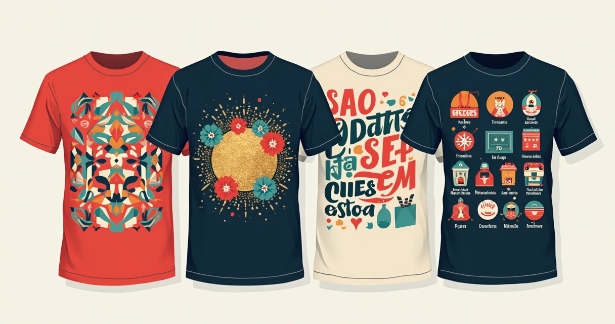 Tendências em design de camisetas São Caetano 