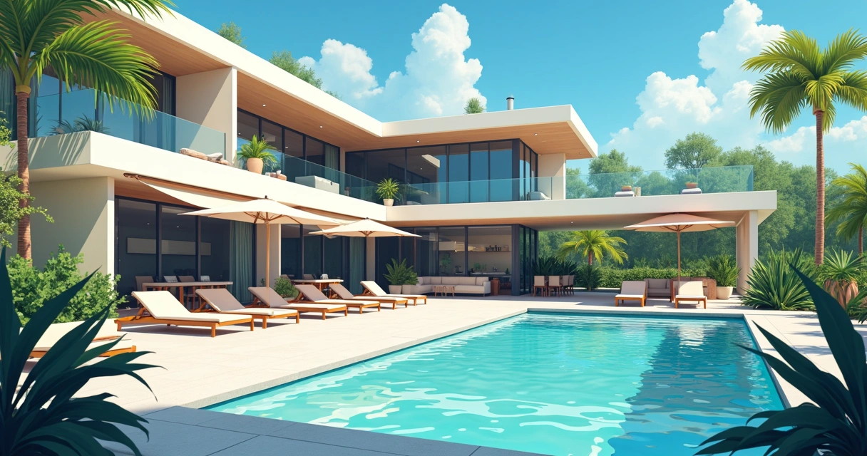 House with pool and gourmet area in Orlando 