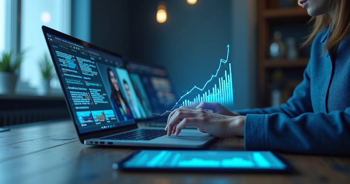 Telas digitais com tendências de comportamento online